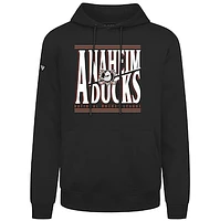 Men's Levelwear Anaheim Ducks Podium Powerhouse Pullover Hoodie