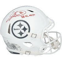 Hines Ward Pittsburgh Steelers Autographed Riddell 2024 Salute To Service Speed Authentic Helmet with "SB XL MVP" Inscription