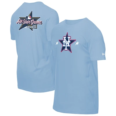 Men's New Era Light Blue York Mets 2025 MLB All-Star Game Workout T-Shirt