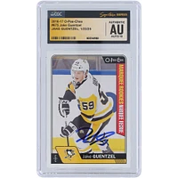 Jake Guentzel Pittsburgh Penguins Autographed 2016-17 Upper Deck O-Pee-Chee #675 CGC Fanatics Witnessed Authenticated Auto 10 Rookie Card
