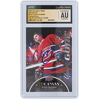 Cole Caufield Montreal Canadiens Autographed 2021-22 Upper Deck Series 2 Young Guns Canvas #C211 CGC Fanatics Witnessed Authenticated Auto 10 Rookie Card