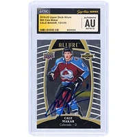 Cale Makar Colorado Avalanche Autographed 2019-20 Upper Deck Allure #80 CGC Fanatics Witnessed Authenticated Auto 10 Rookie Card