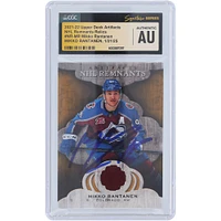 Mikko Rantanen Colorado Avalanche Autographed 2021-22 Upper Deck Artifacts NHL Remnants Maroon Relic #NR-MR CGC Fanatics Witnessed Authenticated Card
