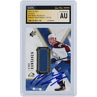 Mikko Rantanen Colorado Avalanche Autographed 2021-22 Upper Deck SPX Jerseys Relic #96 CGC Fanatics Witnessed Authenticated Card