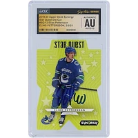Elias Pettersson Vancouver Canucks Autographed 2019-20 Upper Deck Synergy Star Quest Die-Cut #SQ-12 CGC Fanatics Witnessed Authenticated Auto 10 Card