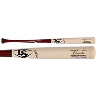 Luis García Jr. Washington Nationals Game-Used Tan/Red Louisville Slugger Broken Bat vs. Kansas City Royals on September 24, 2024