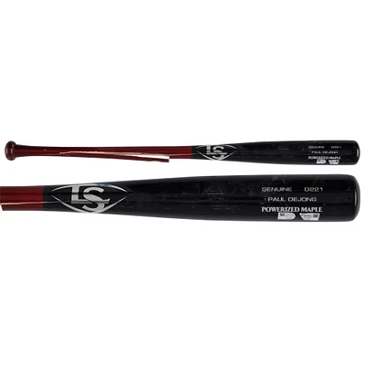 Paul DeJong Washington Nationals Game-Used Black/Red Louisville Slugger Broken Bat vs. Philadelphia Phillies on March 27, 2025