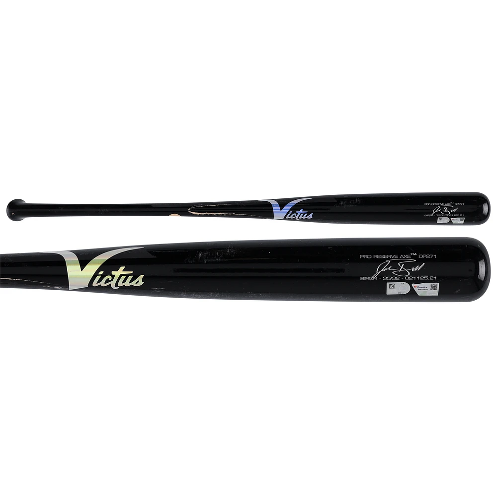 James Wood Washington Nationals Game-Used Black Victus Broken Bat vs. Toronto Blue Jays on March 31, 2025