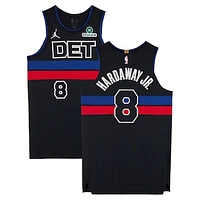 Tim Hardaway Jr. Detroit Pistons Autographed Game-Used #8 Black Jordan Brand Jersey vs. Memphis Grizzlies on April 5, 2025 - Size 48+4