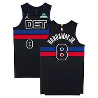 Tim Hardaway Jr. Detroit Pistons Autographed Game-Used #8 Black Jordan Brand Jersey vs. Memphis Grizzlies on April 5, 2025 - Size 48+4