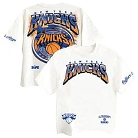Men's Two Hype White New York Knicks Drip & Dime Collection Premium T-Shirt