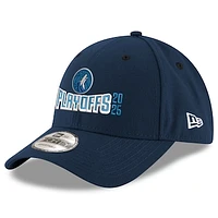 Men's New Era  Navy Minnesota Timberwolves 2025 NBA Playoffs 9FORTY Adjustable Hat