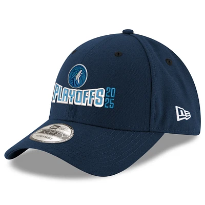 Men's New Era  Navy Minnesota Timberwolves 2025 NBA Playoffs 9FORTY Adjustable Hat