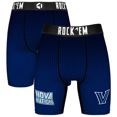 Men's Rock Em Socks Navy Villanova Wildcats Slogan Boxer Briefs