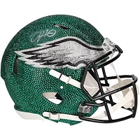 Jalen Hurts Philadelphia Eagles Autographed Riddell Speed Authentic Helmet - Art by Rock On Sports