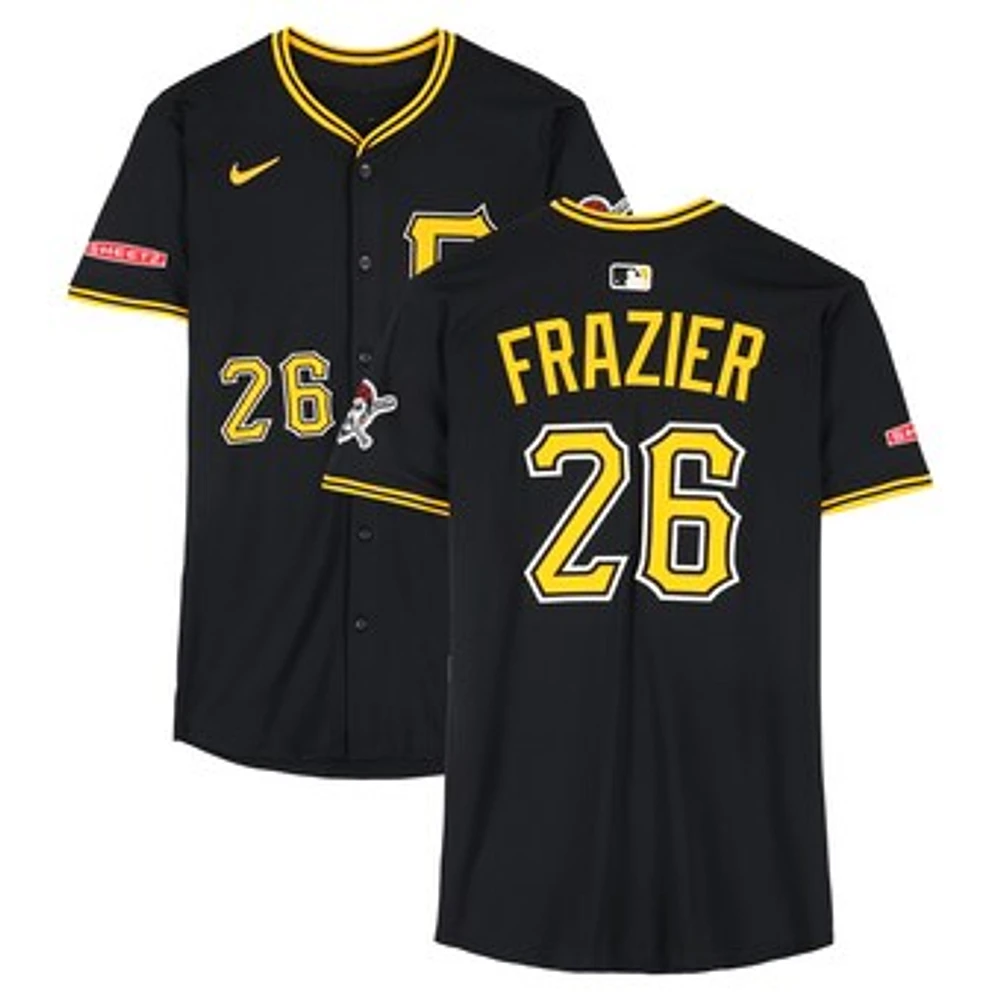 Adam Frazier Pittsburgh Pirates Game-Used #26 Black Nike Jersey from March 11 & 15, 2025