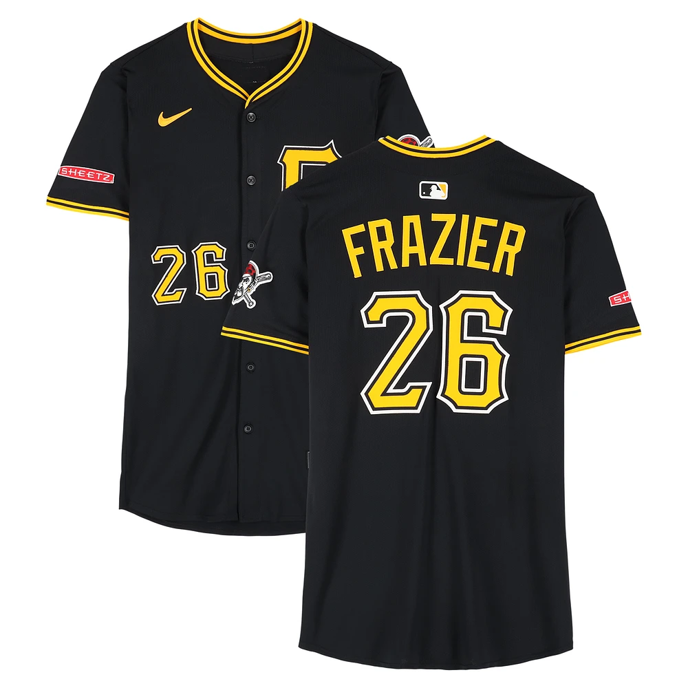 Adam Frazier Pittsburgh Pirates Game-Used #26 Black Nike Jersey from March 11 & 15, 2025