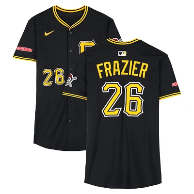 Adam Frazier Pittsburgh Pirates Game-Used #26 Black Nike Jersey from March 11 & 15, 2025