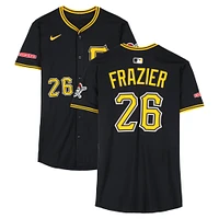 Adam Frazier Pittsburgh Pirates Game-Used #26 Black Nike Jersey from March 11 & 15, 2025