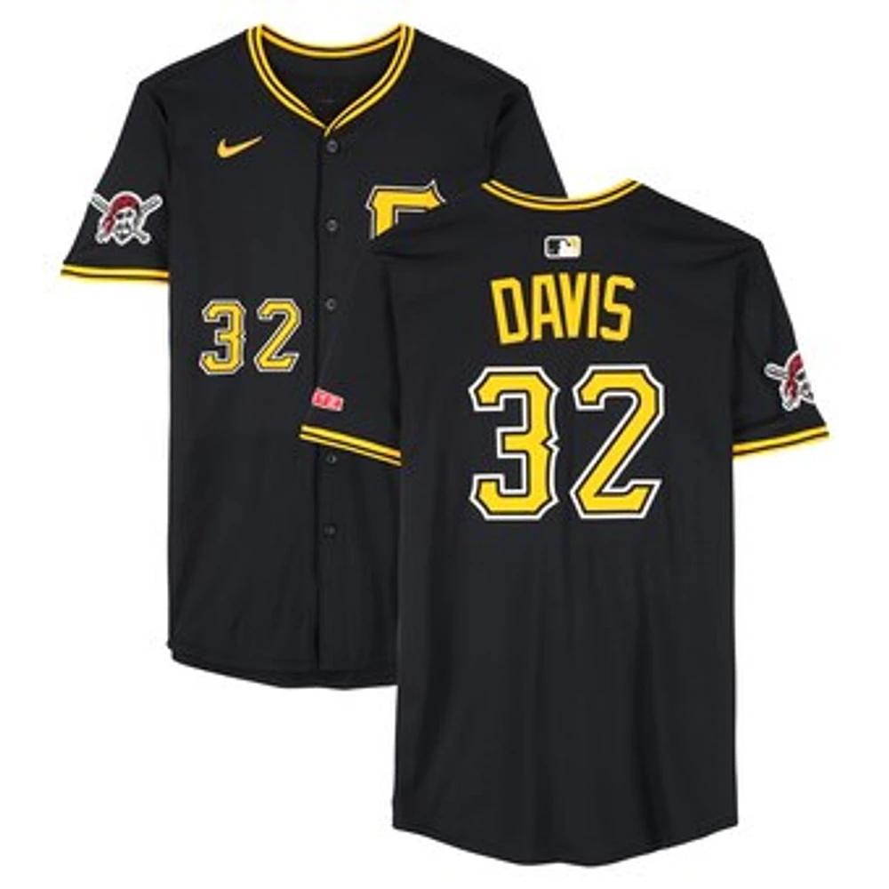 Henry Davis Pittsburgh Pirates Game-Used #32 Black Nike Jersey vs. Baltimore Orioles on March 15, 2025