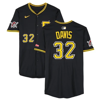 Henry Davis Pittsburgh Pirates Game-Used #32 Black Nike Jersey vs. Baltimore Orioles on March 15, 2025