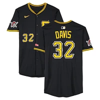 Henry Davis Pittsburgh Pirates Game-Used #32 Black Nike Jersey vs. Baltimore Orioles on March 15, 2025