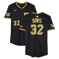 Henry Davis Pittsburgh Pirates Game-Used #32 Black Nike Jersey vs. Baltimore Orioles on March 10, 2025