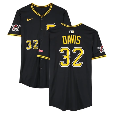 Henry Davis Pittsburgh Pirates Game-Used #32 Black Nike Jersey vs. Baltimore Orioles on March 10, 2025