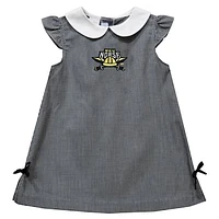 Infant Girls Vive La Fete Black Northern Kentucky University Norse Mini Check Pattern A-Line Dress