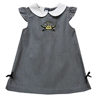 Infant Girls Vive La Fete Black Northern Kentucky University Norse Mini Check Pattern A-Line Dress