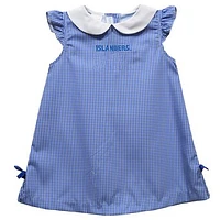 Infant Girls Vive La Fete Royal Texas A&M Corpus Christi Islanders Mini Check Pattern A-Line Dress