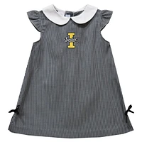 Toddler Girls Vive La Fete Black Idaho Vandals Mini Check Pattern A-Line Dress