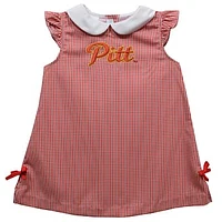 Toddler Girls Vive La Fete Crimson Pittsburg State Gorillas Mini Check Pattern A-Line Dress