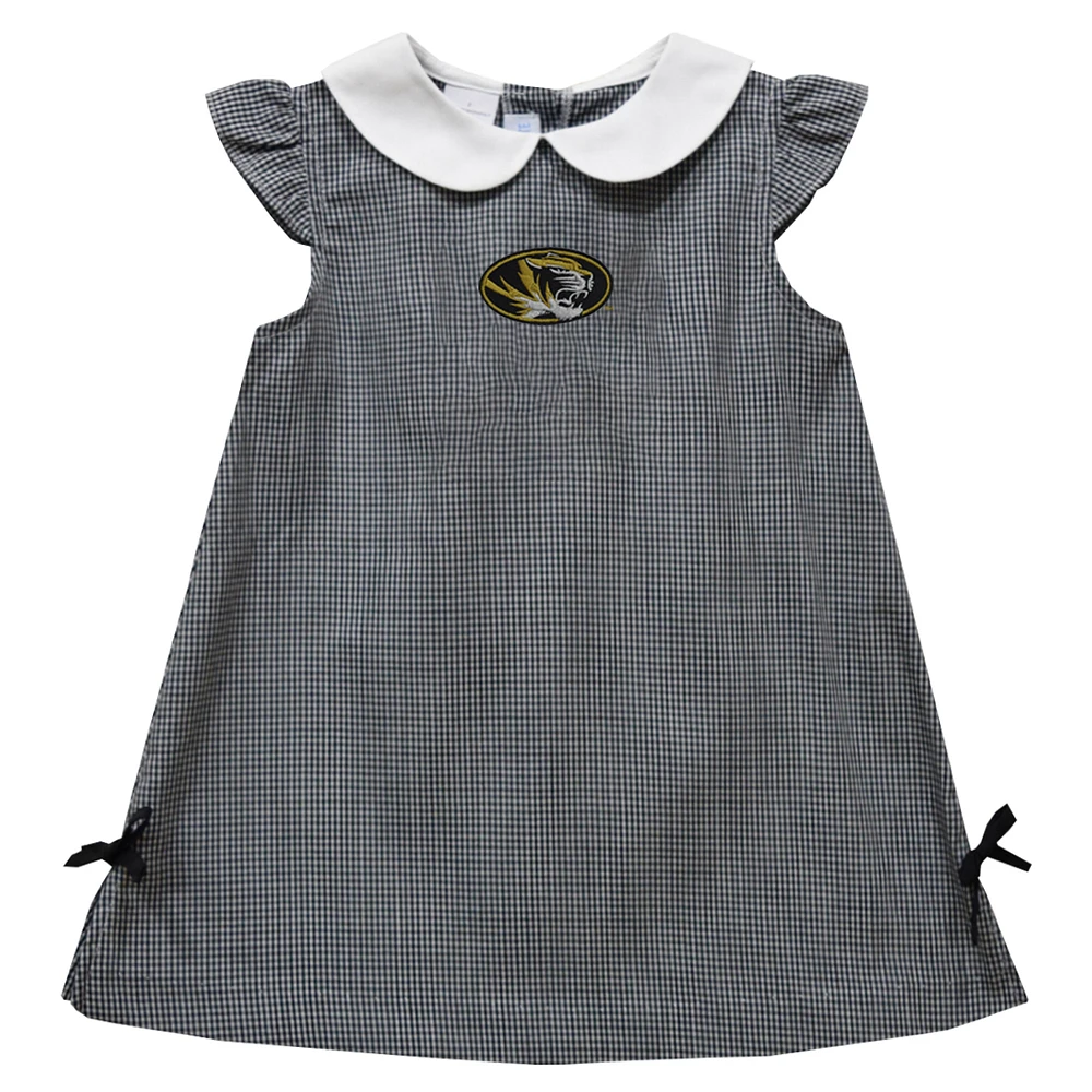 Toddler Girls Vive La Fete Black Missouri Tigers Mini Check Pattern A-Line Dress