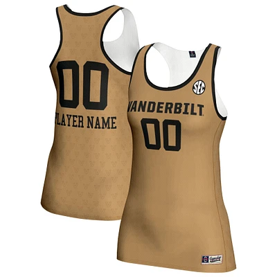 Unisex GameDay Greats Gold Vanderbilt Commodores NIL Women's Volleyball Lightweight Fashion Jersey