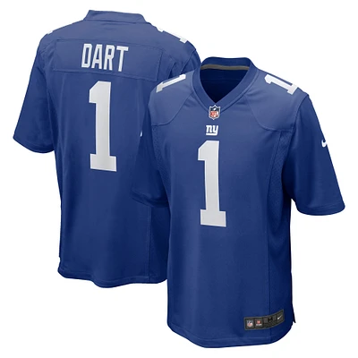 Men's Nike Jaxson Dart Royal New York Giants 2025 NFL Draft First Round Pick  Game Jersey