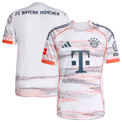 Men's adidas  White Bayern Munich 2025/26 Away Authentic Jersey