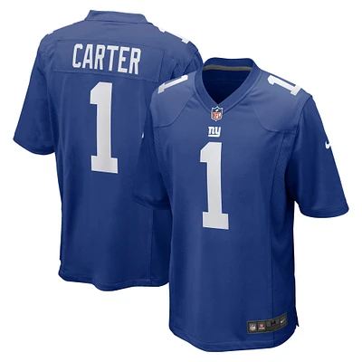 Youth Nike Abdul Carter Royal New York Giants First Round Pick Game Jersey