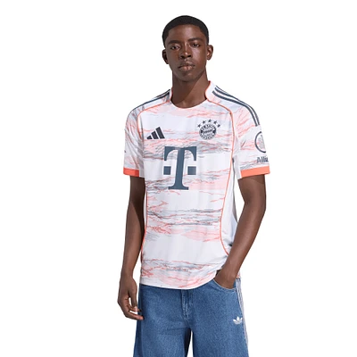 Men's adidas  White Bayern Munich 2025/26 Away Replica Jersey