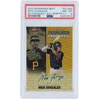 Nick Gonzales Pittsburgh Pirates Autographed 2020 Bowman's Best Franchise Favorites #FFA-NG #1/1 PSA Authenticated 8 Card