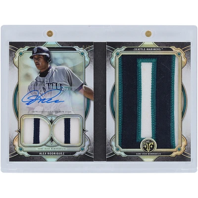 Alex Rodriguez Seattle Mariners Autographed 2024 Topps Triple Threads Game Used Letter Booklet #LARCB-AROD #2/3 Card