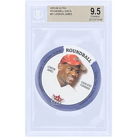 LeBron James Cleveland Cavaliers 2003-04 Fleer Ultra Roundball Discs #31 BGS Authenticated 9.5 Rookie Card