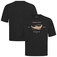 Men's Levelwear Tampa Bay Rays Crossway Oversized Luxe Signature Knit T-Shirt