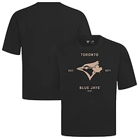 Men's Levelwear Toronto Blue Jays Crossway Oversized Luxe Signature Knit T-Shirt