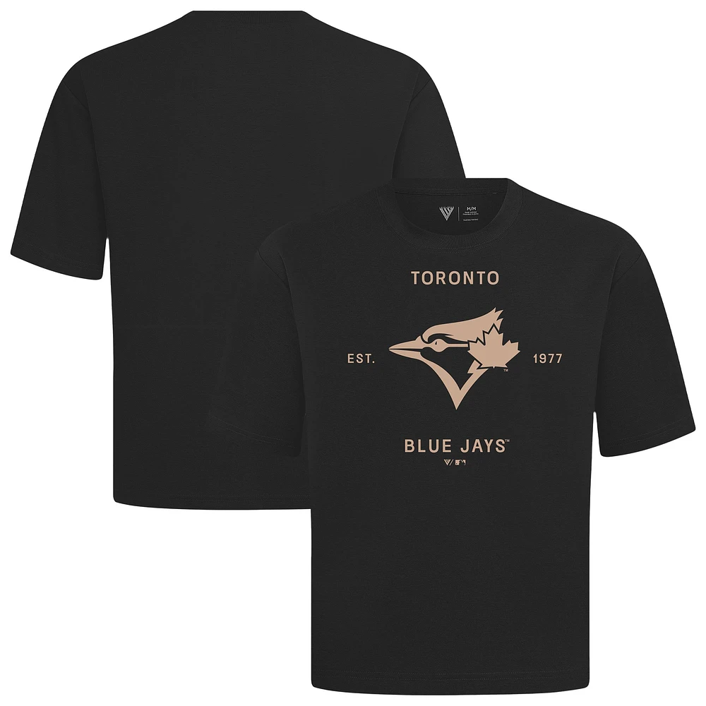 Men's Levelwear Toronto Blue Jays Crossway Oversized Luxe Signature Knit T-Shirt
