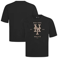 Men's Levelwear New York Mets Crossway Oversized Luxe Signature Knit T-Shirt