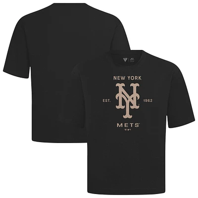 Men's Levelwear New York Mets Crossway Oversized Luxe Signature Knit T-Shirt