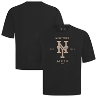 Men's Levelwear New York Mets Crossway Oversized Luxe Signature Knit T-Shirt