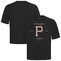 Men's Levelwear Pittsburgh Pirates Crossway Oversized Luxe Signature Knit T-Shirt