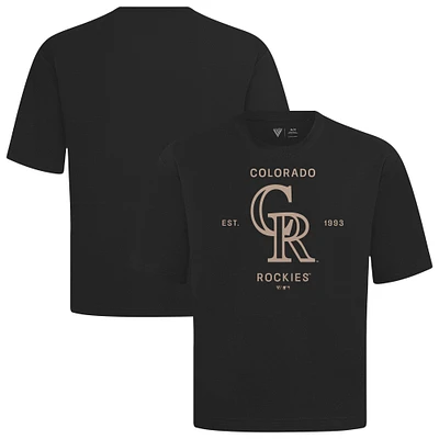 Men's Levelwear Colorado Rockies Crossway Oversized Luxe Signature Knit T-Shirt